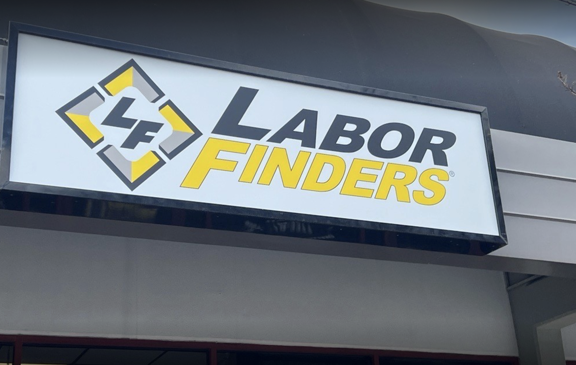 labora finders logo signage